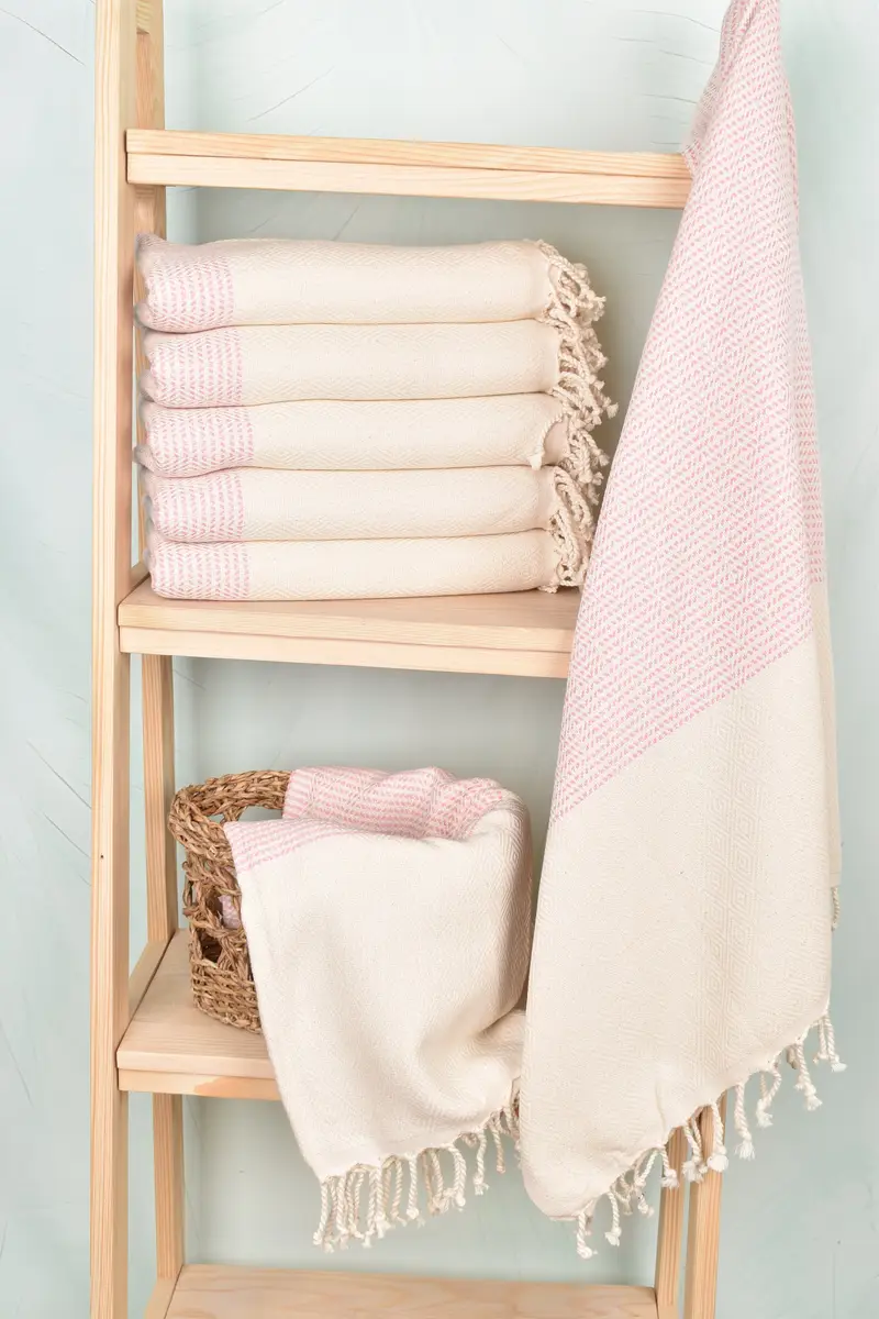 Wedding Hand Made Gift, 70x40 Cotton Diamond Towel, Welcome Wedding Gift, Personalized Turkish Towel, Bridal Shower Gift, Custom Beach Towel - 3