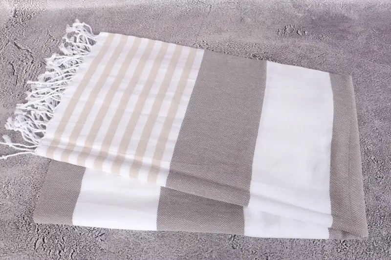Personalized Wedding Gift, Bachelorette Favor, Personalized Beach Towel, Best Wedding Gift, 70x40 Cotton Striped Towel, Bachelorette Party Gift - 6