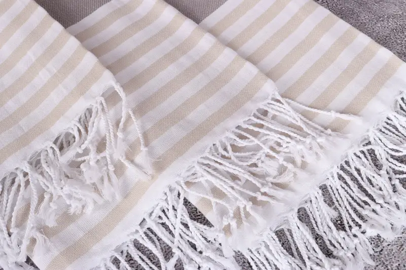 Personalized Wedding Gift, Bachelorette Favor, Personalized Beach Towel, Best Wedding Gift, 70x40 Cotton Striped Towel, Bachelorette Party Gift - 5
