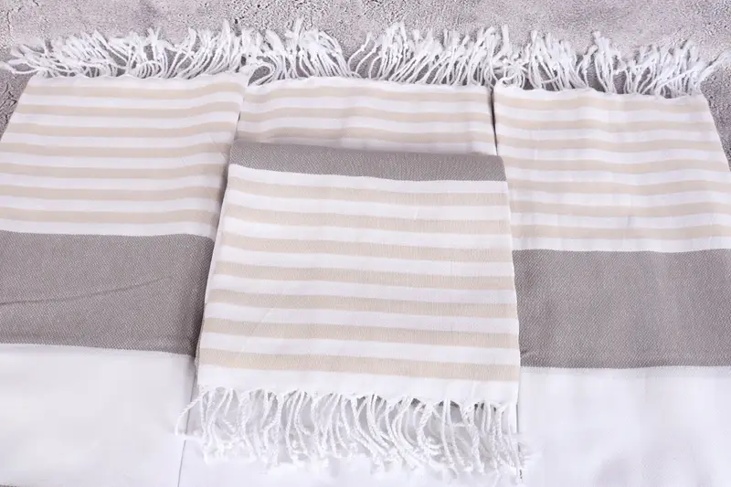 Personalized Wedding Gift, Bachelorette Favor, Personalized Beach Towel, Best Wedding Gift, 70x40 Cotton Striped Towel, Bachelorette Party Gift - 4