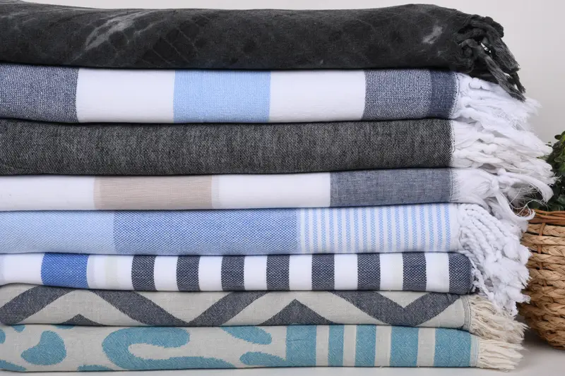 Luxury Beach Towel, Turkish hand towel, Custom Gifts, Lightweight towel, Personalized Home Gift Wedding, Cotton towel, 70x40 Cotton Set of 8 Towel - 2