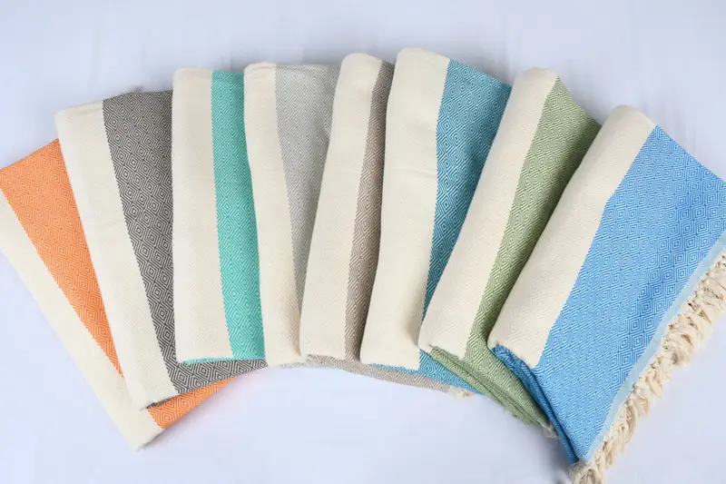 Monogram Blanket, Bachelorette Gifts, Aesthetic Blanket, Gift For The Home, Turkish Bedspread, 92x80 Cotton Diamond Towel, Turkish Blanket - 3