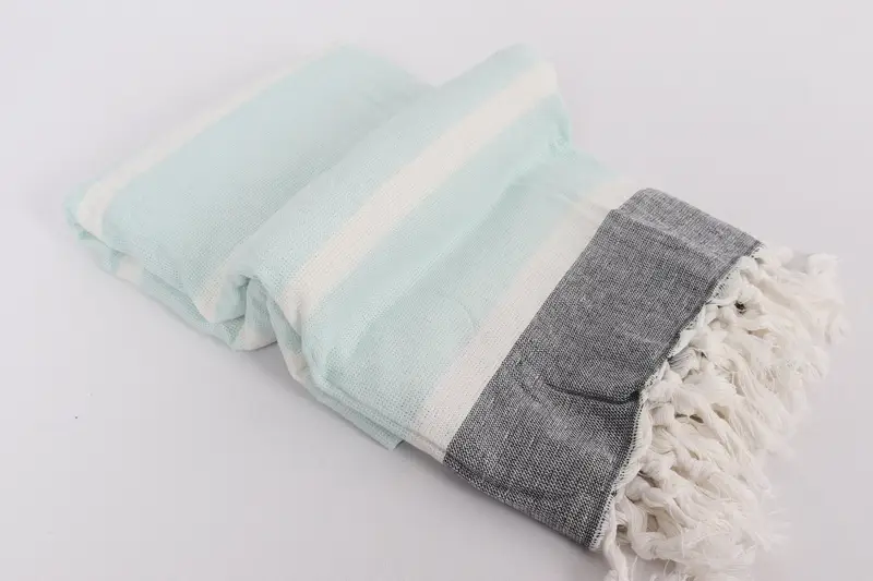 Personalized Wedding Gift, 64x40 Cotton Striped Towel, Bridesmaid Gift Towel, Luxury towel, Turkish Bath Towel Set, Kids Beach Towel, Grandma Gift - 6