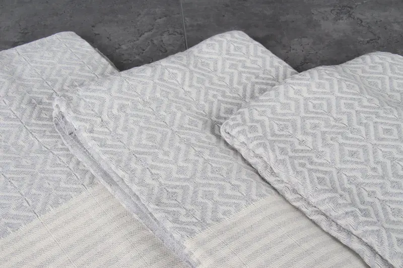 Wedding Hand Made Gift, Embroidered Towel, Unique Gift, Custom Wedding Gifts, Quick-Dry Beach Towel, 76x38 Cotton Diamond Towel, Bachelorette Towel - 6