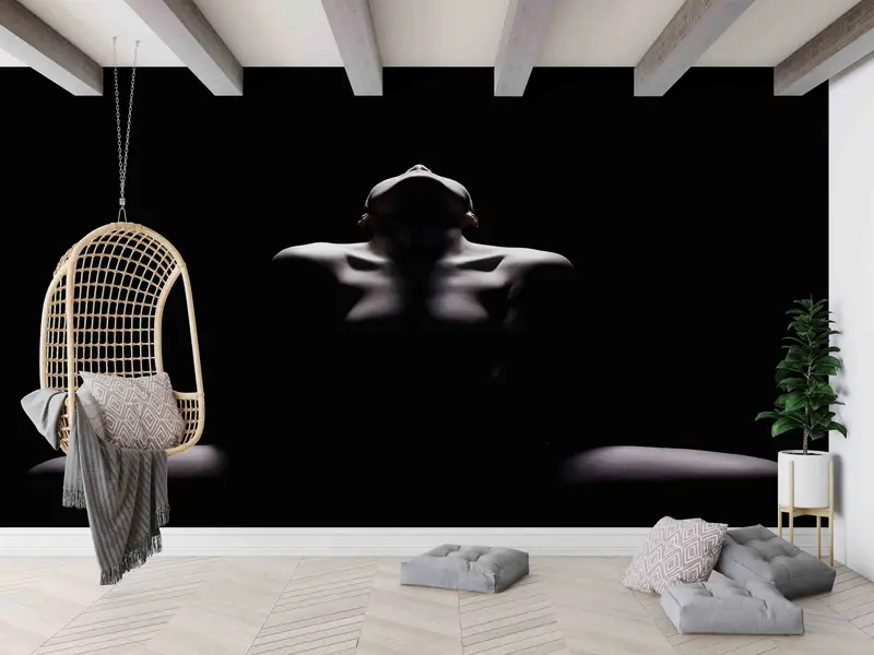 Sexy Woman Body Photo Wall Art, Erotic Woman Wall Paper, Bedroom Wall Decor, Naked Woman Wall Stickers, Peel And Stick Wallpaper, Mature Art - 3