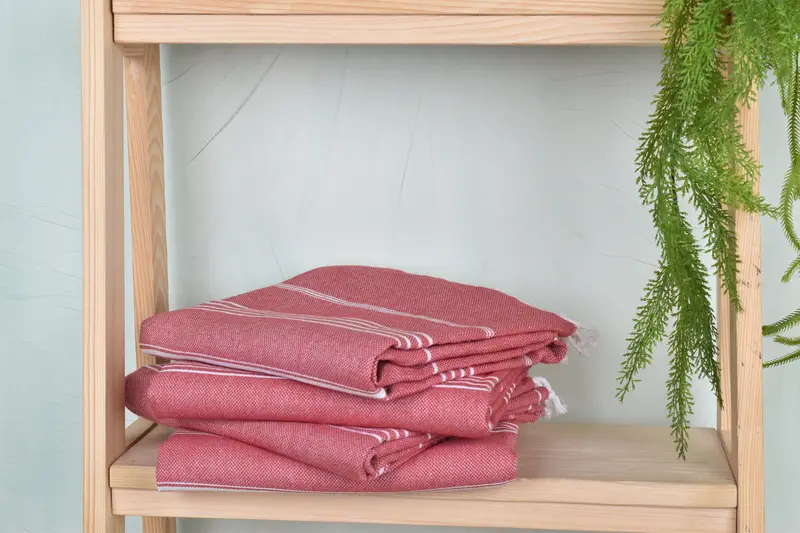 Türkischer Strandtuch, 70x40 Baumwollstreifenhandtuch, Hochzeitstuch, Geschenkhandtuch, Geschenk für sie, maßgeschneiderte Hochzeitsgeschenk, weiche und saugfähige türkische Handtuch - 7