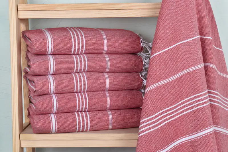 Türkischer Strandtuch, 70x40 Baumwollstreifenhandtuch, Hochzeitstuch, Geschenkhandtuch, Geschenk für sie, maßgeschneiderte Hochzeitsgeschenk, weiche und saugfähige türkische Handtuch - 2