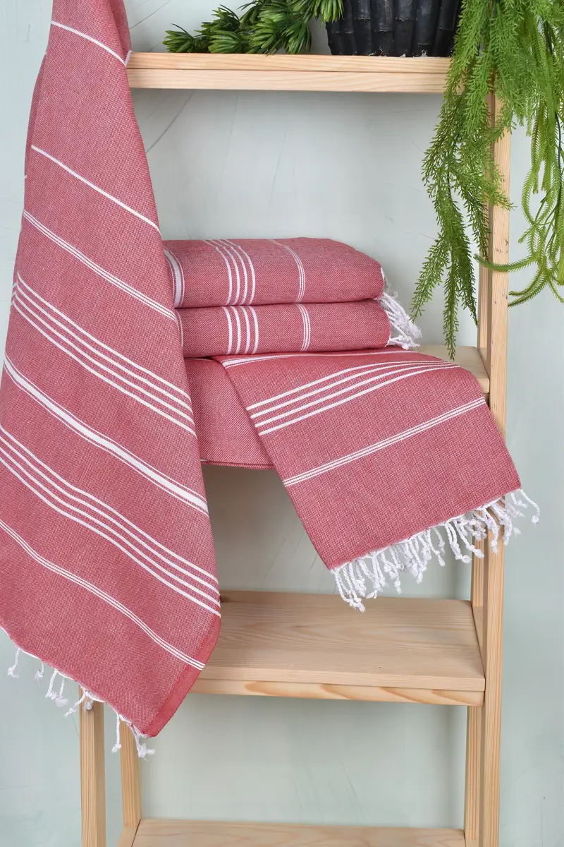 Türkischer Strandtuch, 70x40 Baumwollstreifenhandtuch, Hochzeitstuch, Geschenkhandtuch, Geschenk für sie, maßgeschneiderte Hochzeitsgeschenk, weiche und saugfähige türkische Handtuch - 6