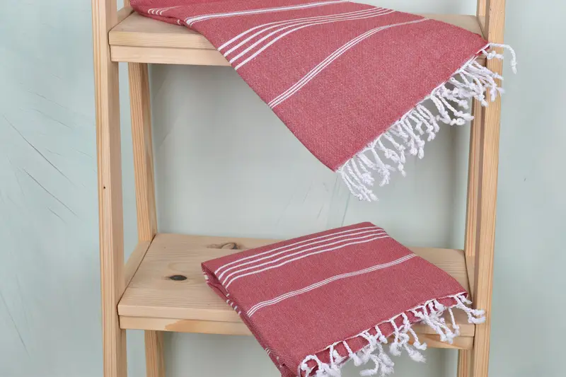 Türkischer Strandtuch, 70x40 Baumwollstreifenhandtuch, Hochzeitstuch, Geschenkhandtuch, Geschenk für sie, maßgeschneiderte Hochzeitsgeschenk, weiche und saugfähige türkische Handtuch - 5