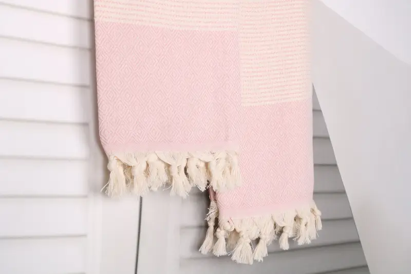 Oversized lightweight Turkish bath towel USA, Merry Christmas Gifts, Travel towel, Best Beach Towel, Personalized Gift, 70x36 Cotton Diamond Towel - 8
