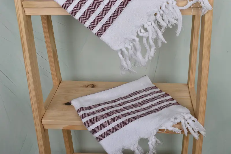 Gym Towel, 36x24 Cotton Herringbone Towel, Monogram Hand Towel, Monogram Kitchen Towel, Bridesmaid Gifts, Bulk Order Towel, Custom Tea Towel - 4