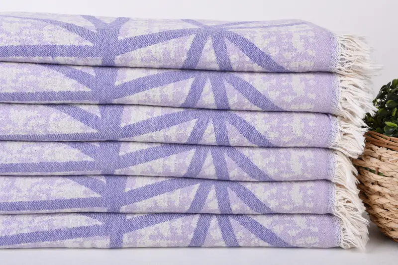 Handmade Turkish hammam towel, Gift For Him, Best Wedding Gift, Handmade Gift, 70x40 Cotton Asymmetric Design Towel, Engagement Gift, Summer Gift - 3
