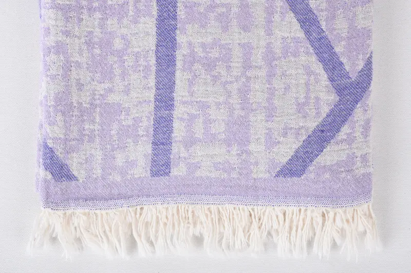 Handmade Turkish hammam towel, Gift For Him, Best Wedding Gift, Handmade Gift, 70x40 Cotton Asymmetric Design Towel, Engagement Gift, Summer Gift - 4