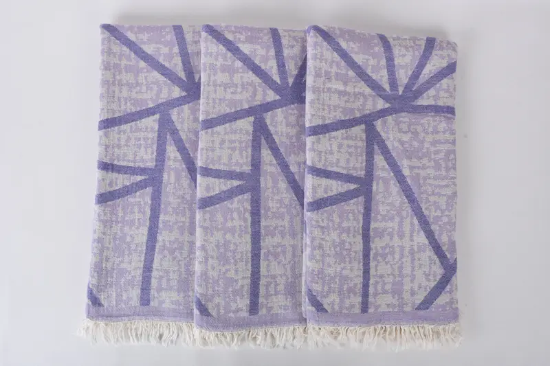 Handmade Turkish hammam towel, Gift For Him, Best Wedding Gift, Handmade Gift, 70x40 Cotton Asymmetric Design Towel, Engagement Gift, Summer Gift - 8