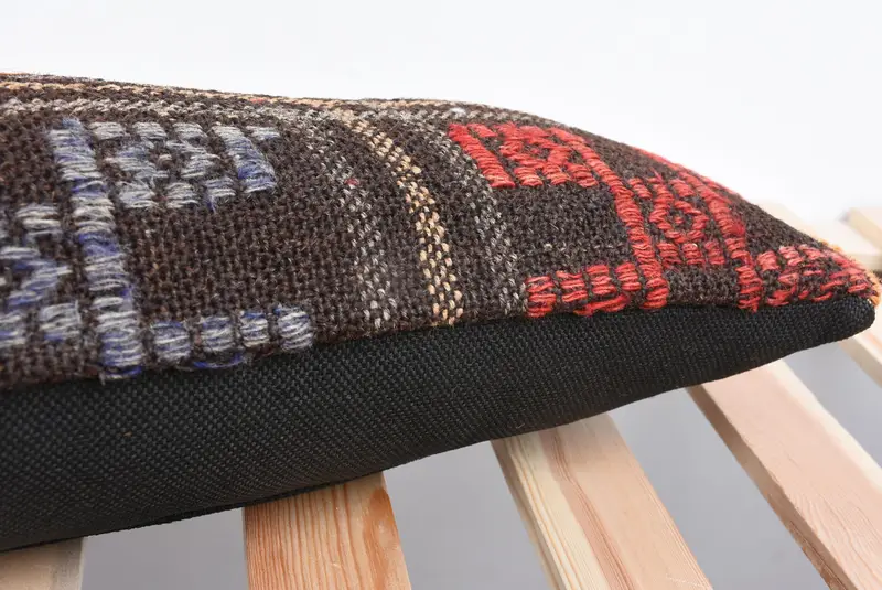 Pillow, Pillow for Couch, Bolster Pillow Case, Interior Designer Pillow, Boho Pillow, 8x36 Brown Pillow, Aesthetic Pillow Sham, Art Deco Pillow Case - 7