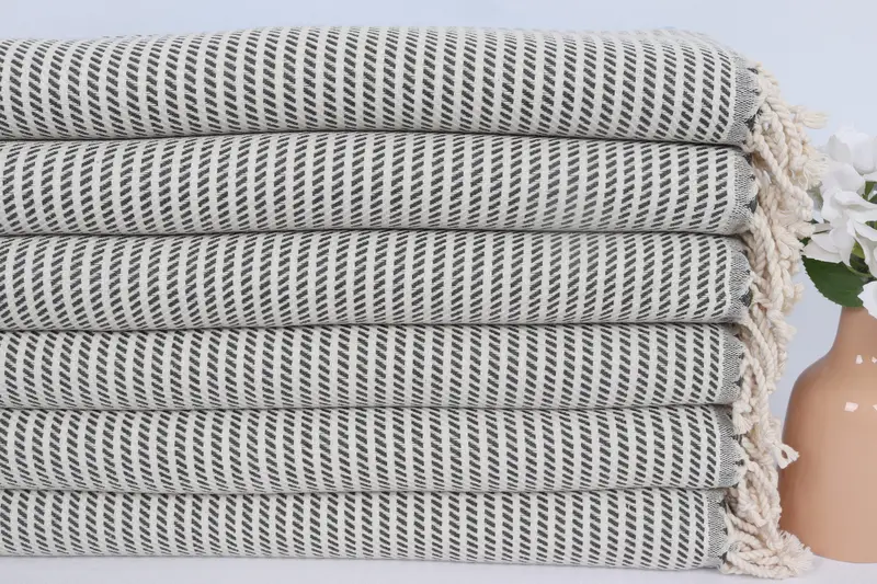 40x20 Cotton Polka Dot Towel, Monogram Towels, Personalized Dish Towel, Turkish Tea Towel, Hand Size Towels, Personalized Kitchen Towel, Spa Towel - 3