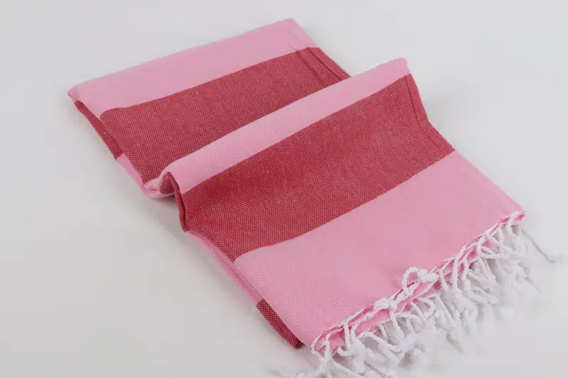 Quick-Dry Beach Towel, 70x40 Cotton Striped Towel, Hammam towel, Embroidery Towels, Thin towel, Sand-Resistant Peshtemal, Bulk Order Towel - 6