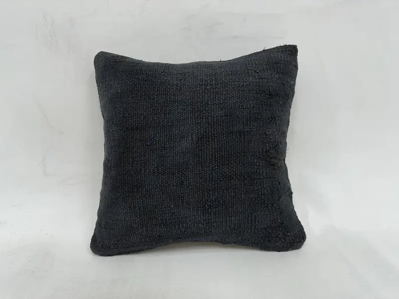Pillow for Couch, 16x16 Gray Pillow Sham, Traditional Pillow, Cushion, Kilim Pillow, Gift Pillow, Aesthetic Pillow Cover, Indoor Pillow Sham - 1