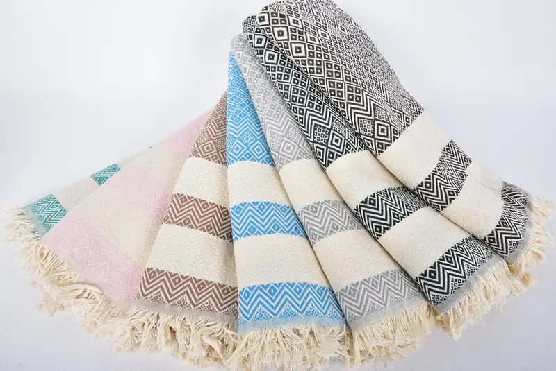 Bridesmaid Gifts, Home Decor Towel, Mexico Bachelorette Party Gifts, Turkish bath towel, 70x40 Cotton Diamond Towel, Turkish Towel Beach - 4