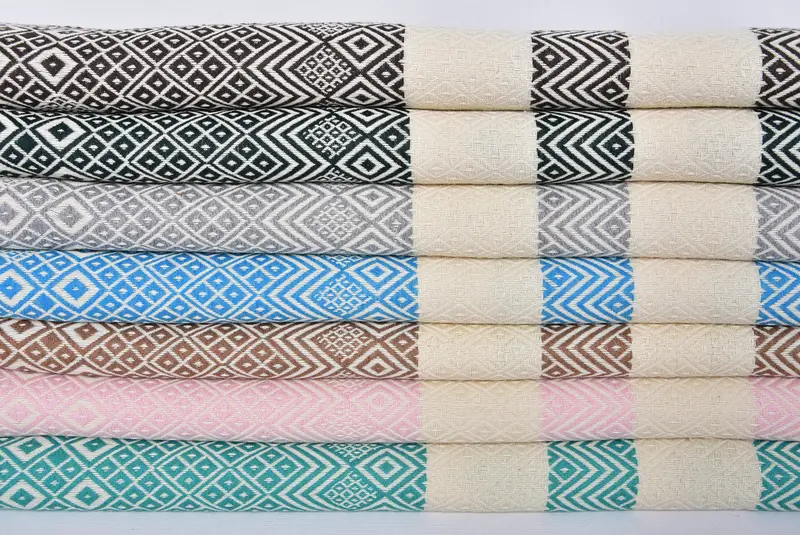 Bridesmaid Gifts, Home Decor Towel, Mexico Bachelorette Party Gifts, Turkish bath towel, 70x40 Cotton Diamond Towel, Turkish Towel Beach - 2