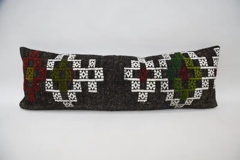 Handgefertigtes besticktes Kissen, vielseitiges Wurfkissen mit Reißverschluss