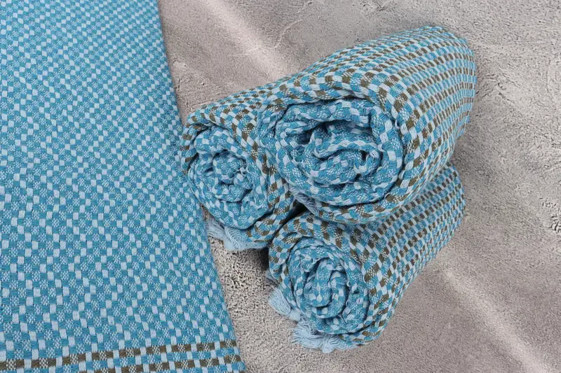 Bachelorette Gifts, Fouta towel, Bridesmaid Gift, Housewarming Gift, Personalized Gift For Him, Peshtemal Towel, 68x40 Cotton Herringbone Towel - 8