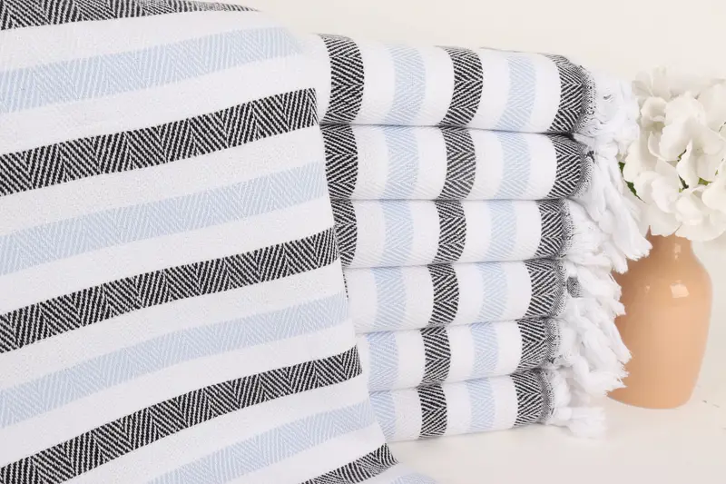 Bachelorette Party Decorations, Gym Towel, Lightweight towel, 64x40 Cotton Striped Towel, Bachelor Towel, Personalized Turkish Towel, Handmade Gift - 1