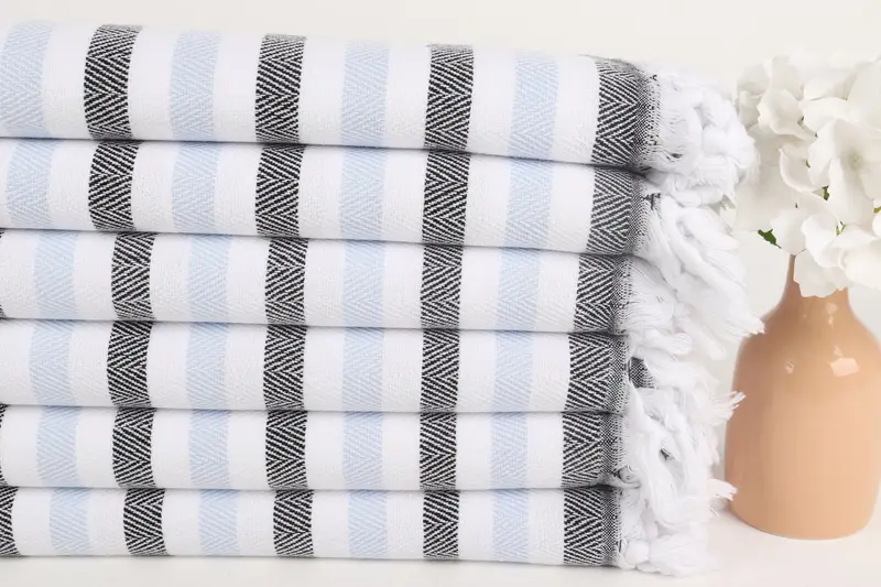 Bachelorette Party Decorations, Gym Towel, Lightweight towel, 64x40 Cotton Striped Towel, Bachelor Towel, Personalized Turkish Towel, Handmade Gift - 3