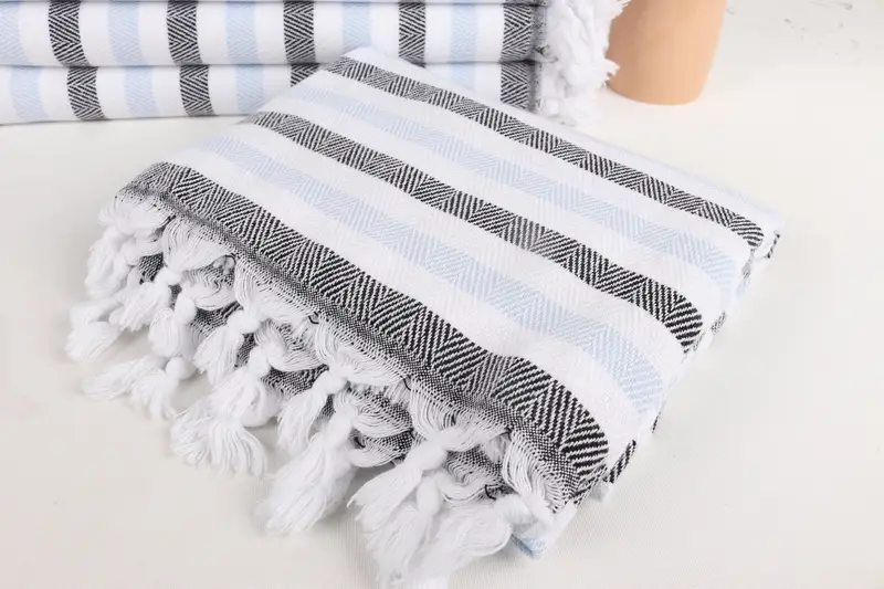Bachelorette Party Decorations, Gym Towel, Lightweight towel, 64x40 Cotton Striped Towel, Bachelor Towel, Personalized Turkish Towel, Handmade Gift - 5