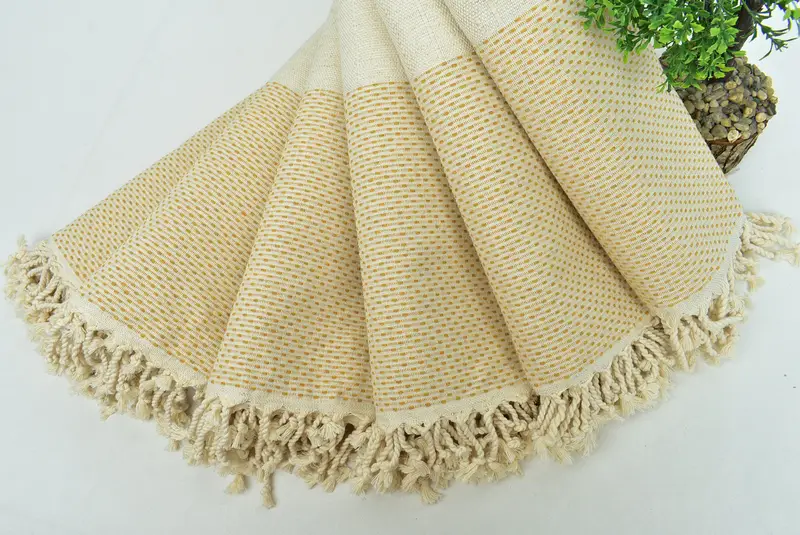 Wedding Gift, Lightweight Turkish towel, Monogrammed Beach Towel, Personalized Gift For Him, Custom Towel Beach, 70x40 Cotton Polka Dot Towel - 4