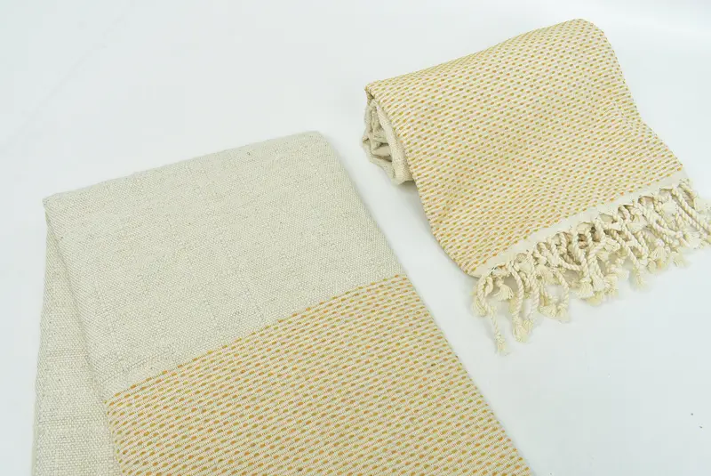 Wedding Gift, Lightweight Turkish towel, Monogrammed Beach Towel, Personalized Gift For Him, Custom Towel Beach, 70x40 Cotton Polka Dot Towel - 7