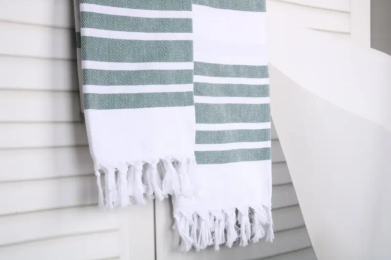 Spa Gift Towel, Personalized Beach Towel, 70x40 Cotton Herringbone Towel, Personalized Turkish Towel, Best Friend Gift Ideas, Monogram Turkish Towel - 8