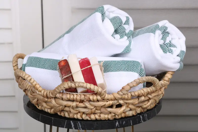 Spa Gift Towel, Personalized Beach Towel, 70x40 Cotton Herringbone Towel, Personalized Turkish Towel, Best Friend Gift Ideas, Monogram Turkish Towel - 4
