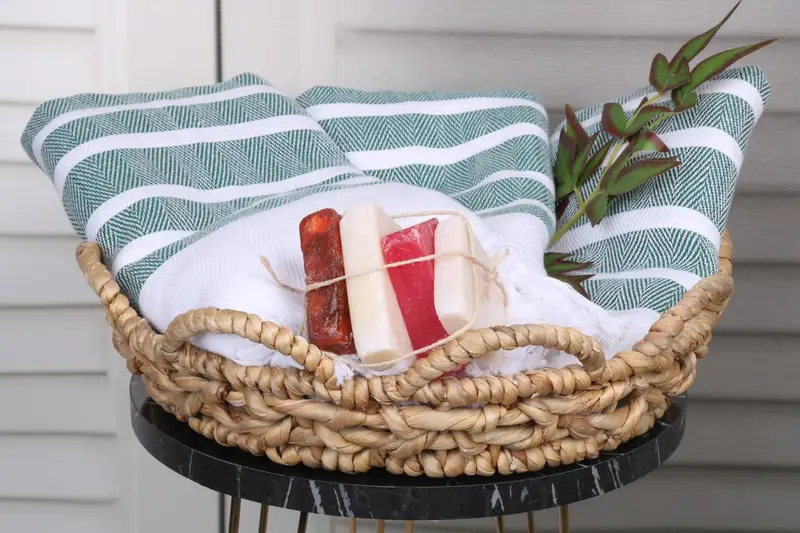 Spa Gift Towel, Personalized Beach Towel, 70x40 Cotton Herringbone Towel, Personalized Turkish Towel, Best Friend Gift Ideas, Monogram Turkish Towel - 5