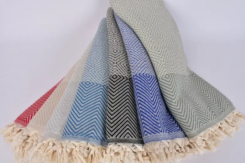 92x80 Cotton Diamond Towel, Tablecloth, Custom Wedding Gifts, Bachelorette Party Items, Halloween Gifts, Woven Blanket, Beach Wedding Favor - 7
