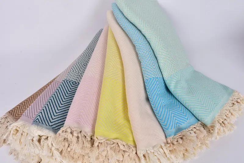 92x80 Cotton Diamond Towel, Tablecloth, Custom Wedding Gifts, Bachelorette Party Items, Halloween Gifts, Woven Blanket, Beach Wedding Favor - 6