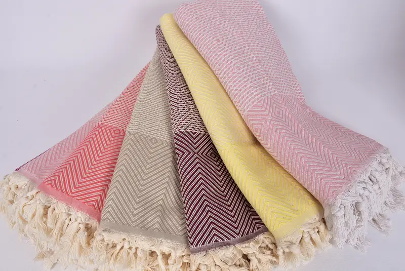 92x80 Cotton Diamond Towel, Tablecloth, Custom Wedding Gifts, Bachelorette Party Items, Halloween Gifts, Woven Blanket, Beach Wedding Favor - 5
