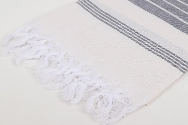 Hochzeitsgeschenke Handtuch, türkisches Badetuch für Spa, monogrammiertes Strandtuch, großes türkisches Handtuch, 68x36 Baumwollstreifen -Handtuch, personalisiertes Geschenk für sie - 7
