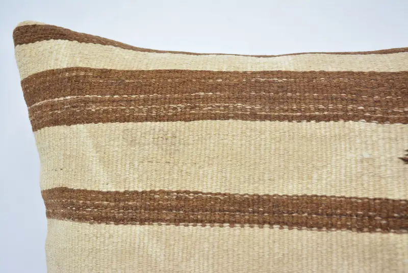 16x24 Beige Cushion, Outdoor Throw Pillow Sham, Vintage Kilim Throw Pillow, Kilim Pillow Cover, Pillow Cover, Throw Kilim Pillow - 2