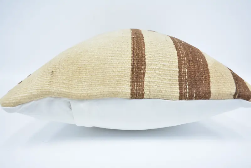 16x24 Beige Cushion, Outdoor Throw Pillow Sham, Vintage Kilim Throw Pillow, Kilim Pillow Cover, Pillow Cover, Throw Kilim Pillow - 5
