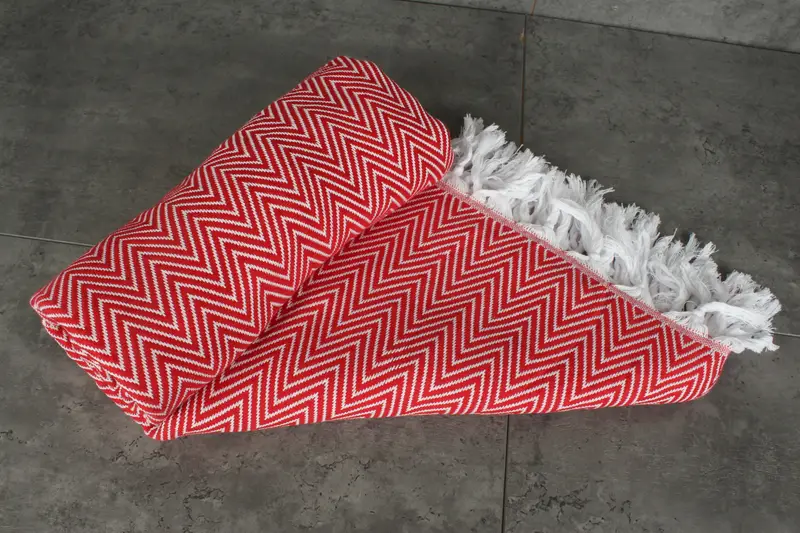 Housewarming Gift, Turkish Bedspread, Wedding Favors, Bachelorette Gifts, 96x80 Cotton Chevron Towel, Personalized Wedding Gift For Couple - 7