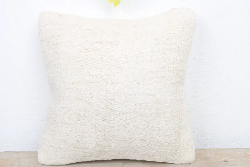 Vintage Pillow, Bohemian Cushion Cushion Cover, Cushion Case, Kilim Pillow Cover, 12x12 White Pillow Sham, Seat Pillow Cover, Pillow for Couch - 2