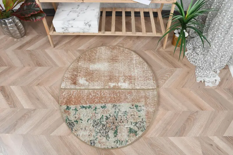 Alfombra vibrante de 8 x 10 m, estampado marroquí en naranja y verde