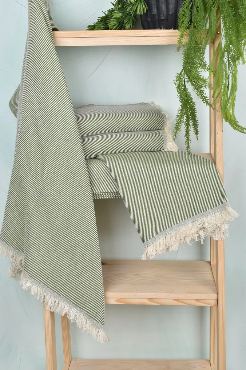 Wedding Gifts Towel, Embroidery Towels, Customized Turkish Towel, 70x36 Cotton Striped Towel, Home Decor Gifts, Kids Beach Towel, Handmade Gift - 6