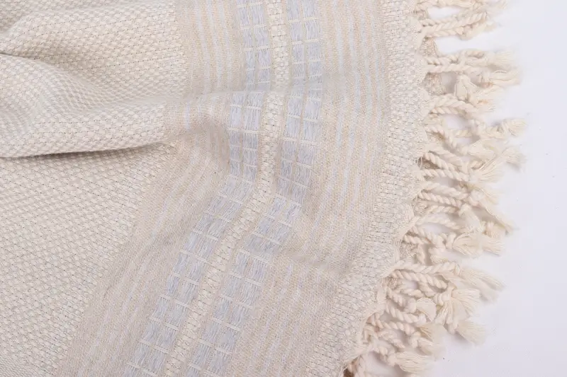 Summer Gift, Employee Gifts, Monogrammed Turkish Towel, Bridesmaid Gift Towel, 68x40 Linen Striped Towel, Bridesmaid Gift, Travel Towel - 8