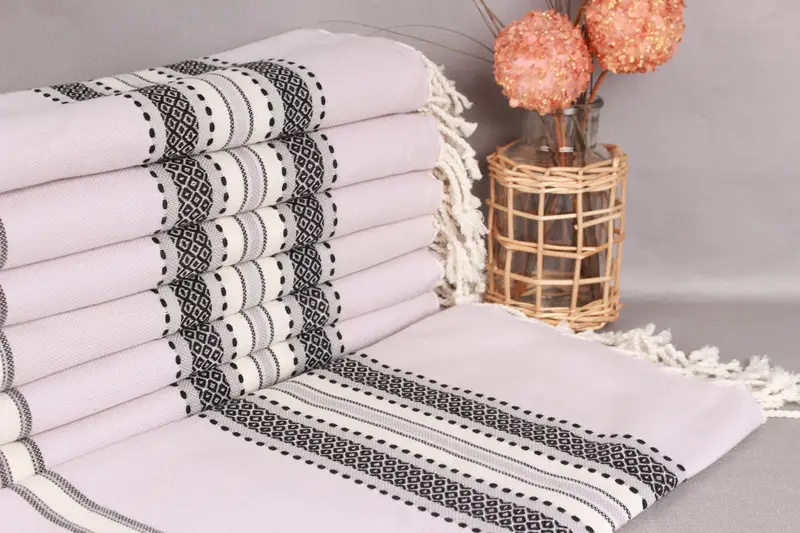 Lilac Cotton Towel Organic, 40x71 Inches, Bridesmaid Gift