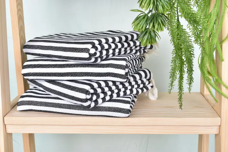70x40 Cotton Striped Towel, Christmas Gift, Scarf Towel, Bachelor Bachelorette Party Favors, Personalized Gift, Unique Wedding Gift, Cotton towel - 7
