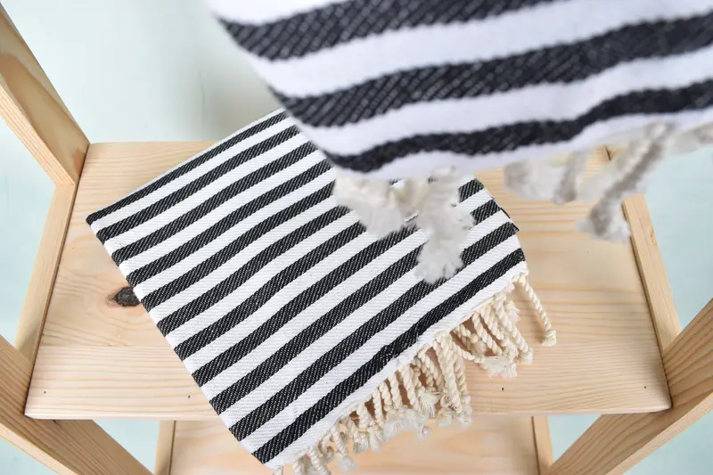 70x40 Cotton Striped Towel, Christmas Gift, Scarf Towel, Bachelor Bachelorette Party Favors, Personalized Gift, Unique Wedding Gift, Cotton towel - 5