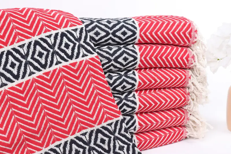 Custom Towel, 70x40 Cotton Chevron Towel, Peshtemal Towel USA, Gift For Mom, Turkish towel, Custom Wedding Gift, Turkish Towel Beach Towel - 1
