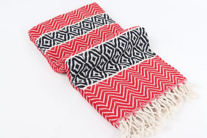 Custom Towel, 70x40 Cotton Chevron Towel, Peshtemal Towel USA, Gift For Mom, Turkish towel, Custom Wedding Gift, Turkish Towel Beach Towel - 6